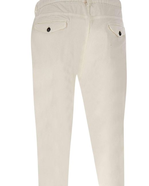 Eleventy White "milano" Pants for men