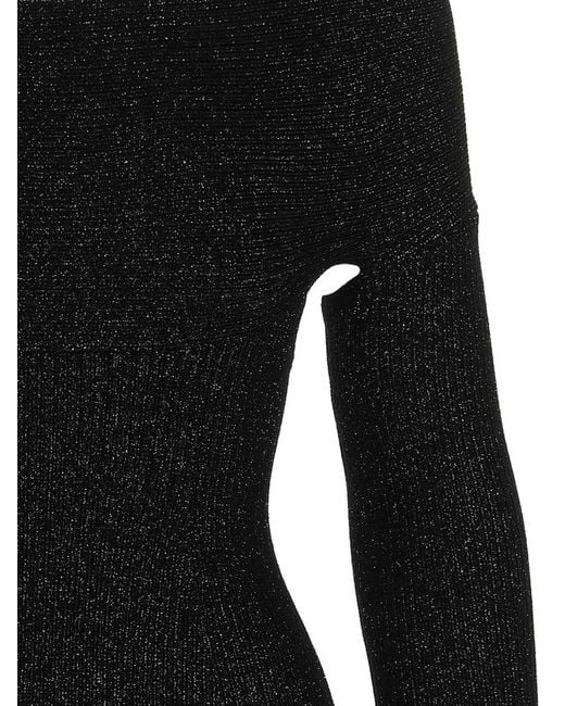 Khaite Black Virgin Wool Midi Skirt