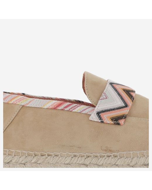 Missoni Natural Espadrilles Viscose Blend Shoe