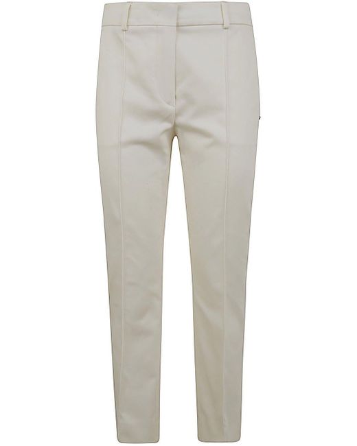 Sportmax Gray Etna Stretch Cotton Trouser Clothing