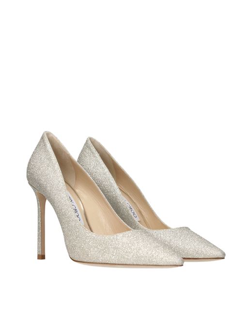Jimmy Choo Metallic Plastic High Heel Pumps