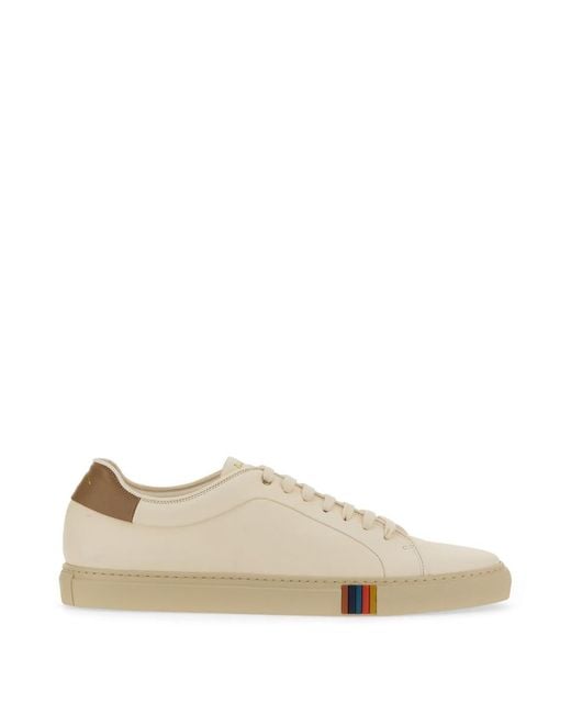 Paul Smith Natural Sneaker With Logo for men