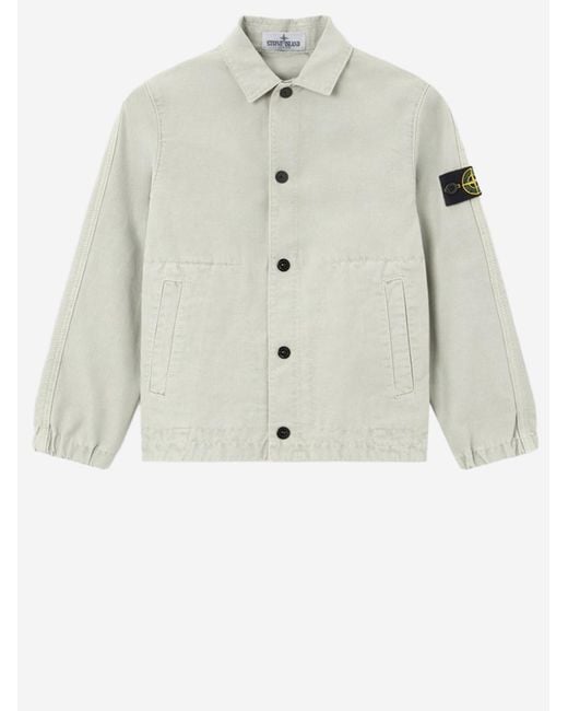 Stone Island Natural Cotton Jacket for men