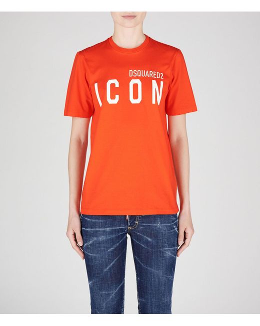 DSquared² Orange T-Shirts