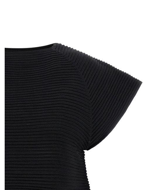 Issey Miyake Black Polyester Short Dress