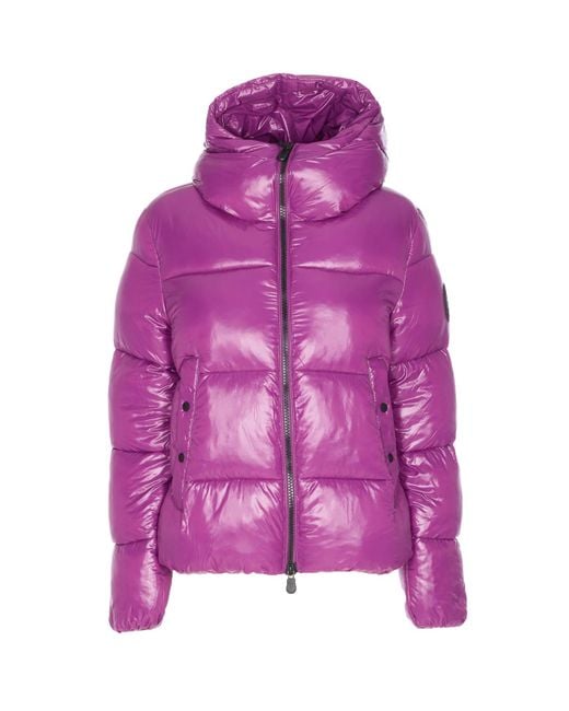 Save The Duck Purple Down Jacket