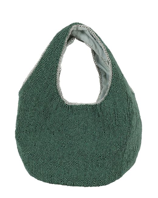 J.W. Anderson Green Mini Beaded Shopper