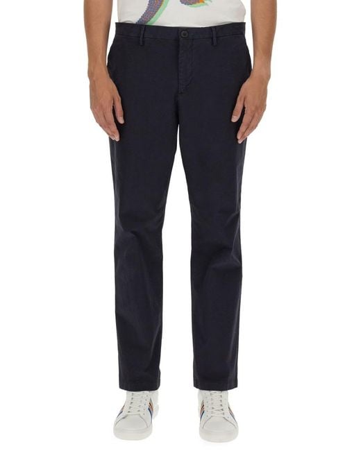 PS by Paul Smith Blue Regular Fit Pants for men
