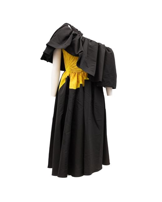 McQueen Black Acetate Dress