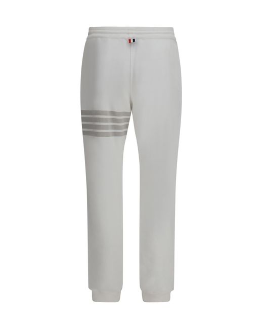 Thom Browne Gray Cotton Sweatpants Pant for men