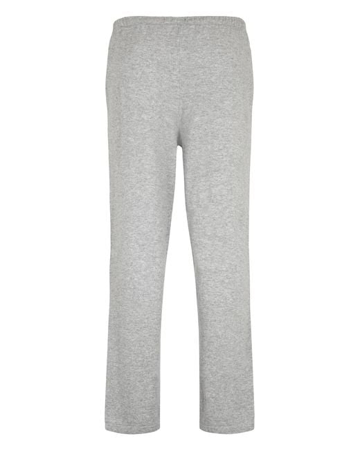 LeKasha Gray Cashmere Trousers Track Pants for men