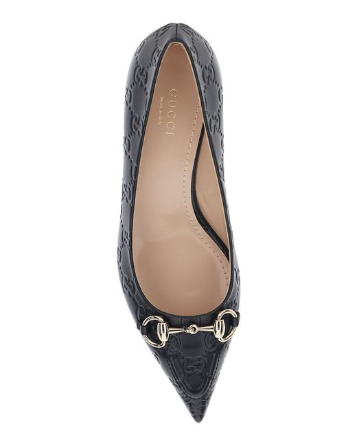Gucci Black Pumps Erin Leather Calf