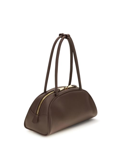 Miu Miu Brown Shoulder Bag Beau Calf Leather