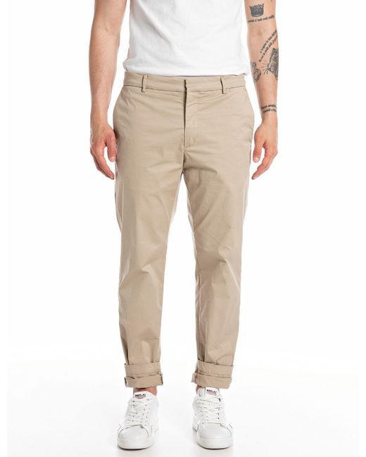 Replay Natural Trousers for men