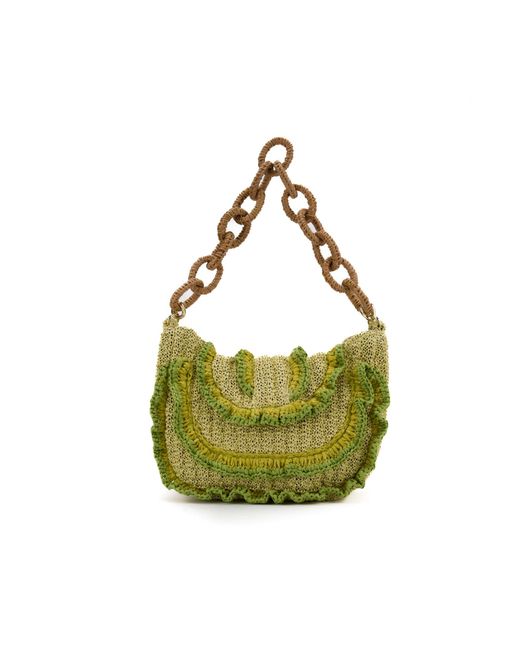 Viamailbag Green Maggie Knit Bag