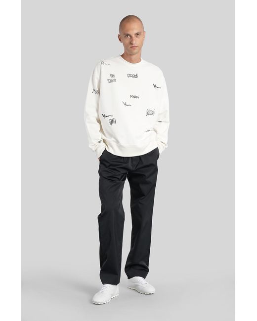 Marni White Sweatshirt for men