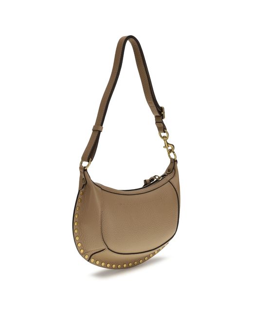 Isabel Marant White Shoulder Bag Oskan Moon Calf Leather