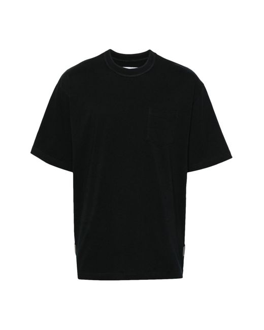 Sacai Black T-shirts for men