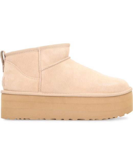 Ugg Natural Classic Ultra Mini Sheepskin Boots