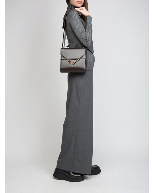 Bottega Veneta Brown The Clip Shoulder Bag