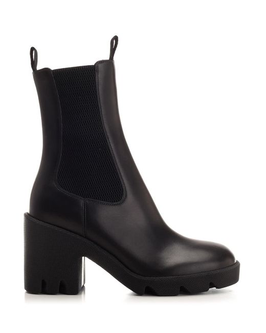 Burberry Black Stride Chelsea Boots