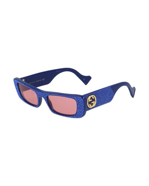 Gucci gg0516s Sunglasses in Blue Blue Pink (Blue) - Lyst
