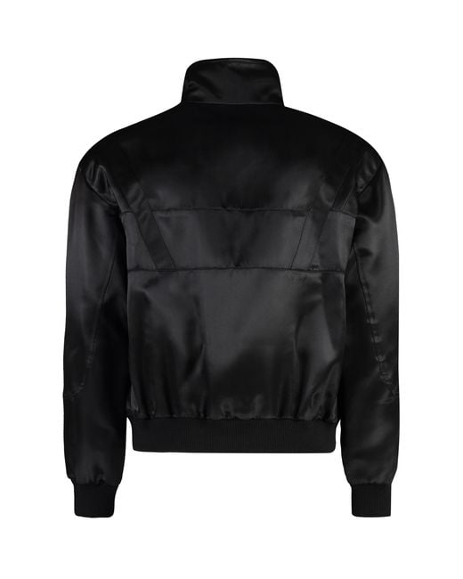 Saint Laurent Black Teddy Full-Zip Jacket Bomber for men