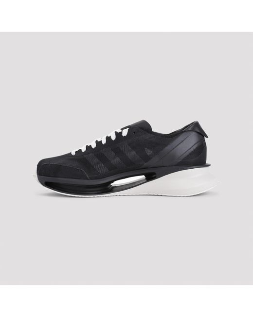 Y-3 Black Leather S Gendo Run Sneakers for men