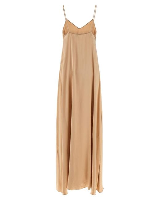 Ferragamo Natural Viscose Dress Dresses