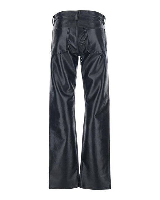 Agolde Blue Pants With Belt Loops