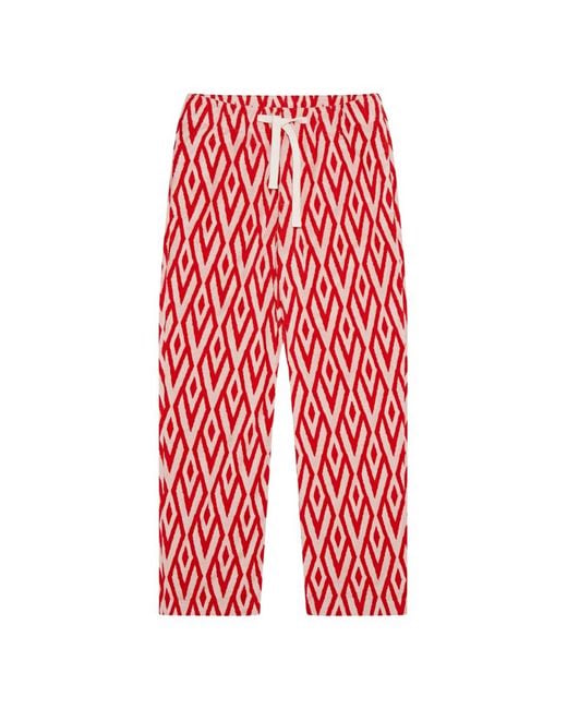 Orlebar Brown Red Pantalon Hobie Cano En Jacquard for men