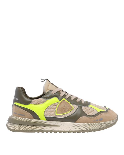 Philippe Model Green Sneakers for men