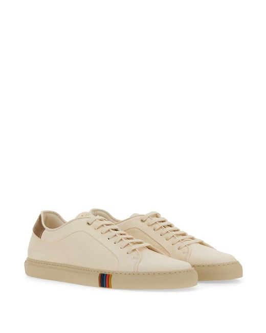 Paul Smith Natural Sneaker With Logo for men