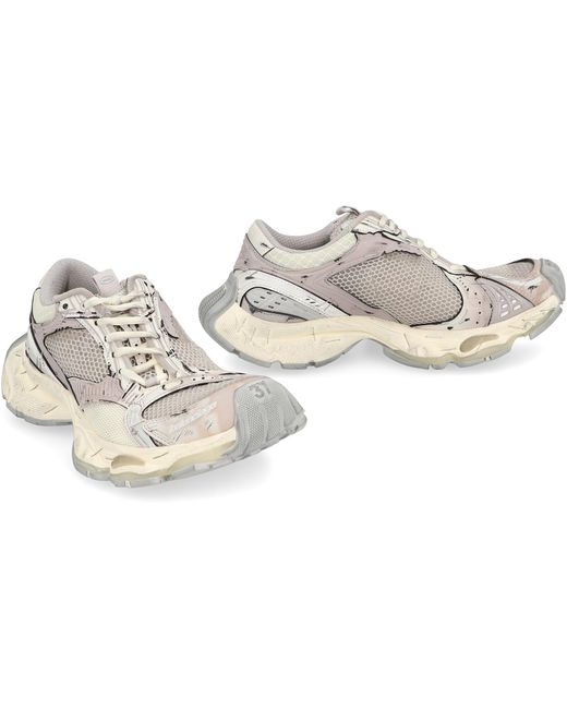 Balenciaga White Stapler Low-Top Sneakers Polyurethane Trainers