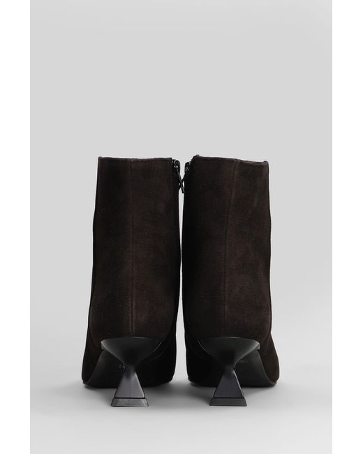 Roberto Festa Black Jina High Heels Ankle Boots