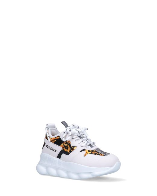 white versace sneakers