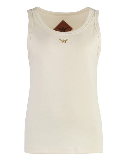 MCM Natural Knitted Tank Top