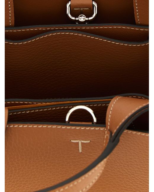 Tod's Brown Micro Leather Handbag