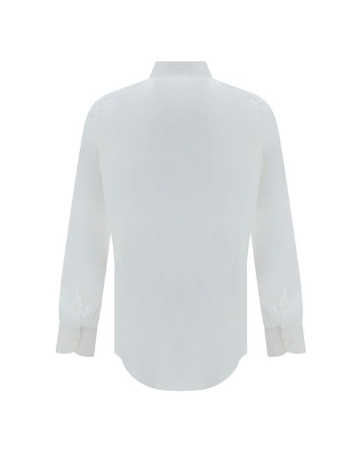 Finamore 1925 White Milano Shirt for men