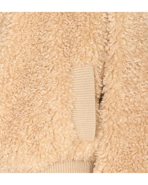 Essentiel Antwerp Natural Iwill Faux Fur Jacket