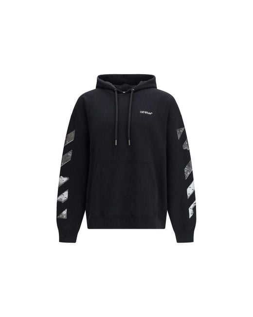 Off-White c/o Virgil Abloh Blue Black Cotton Sweatshirt - L for men