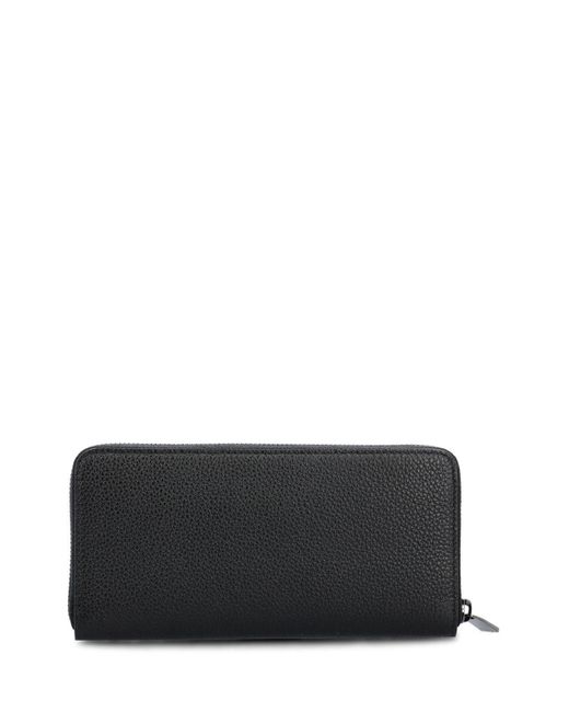 Christian Louboutin Black By My Side Zip-around Wallet