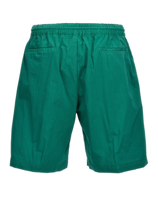 PT01 Green Elastic Shorts for men