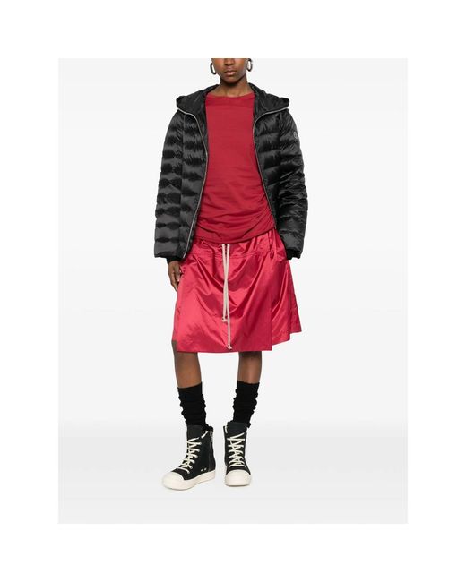 Moncler Red Drawstring Shorts for men