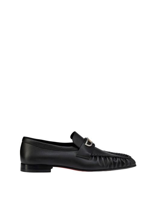 Louboutin Black Sandals Calf Leather for men