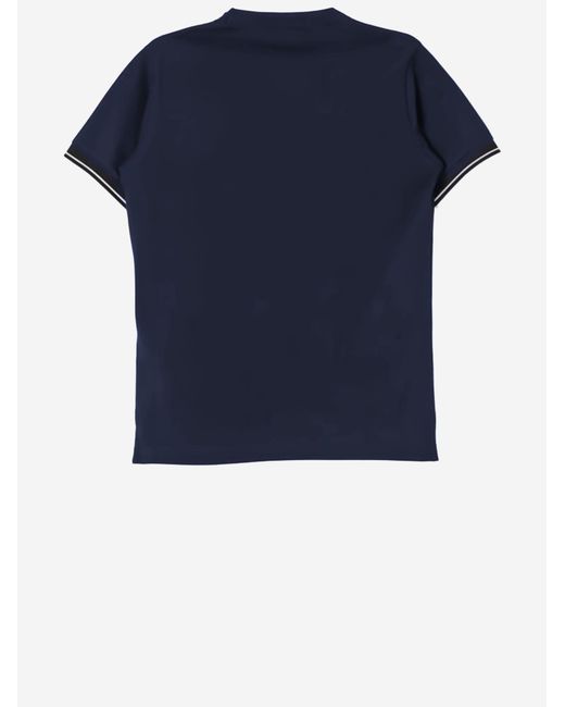 Stone Island Blue T-Shirt Stretch Cotton T-Shirts for men