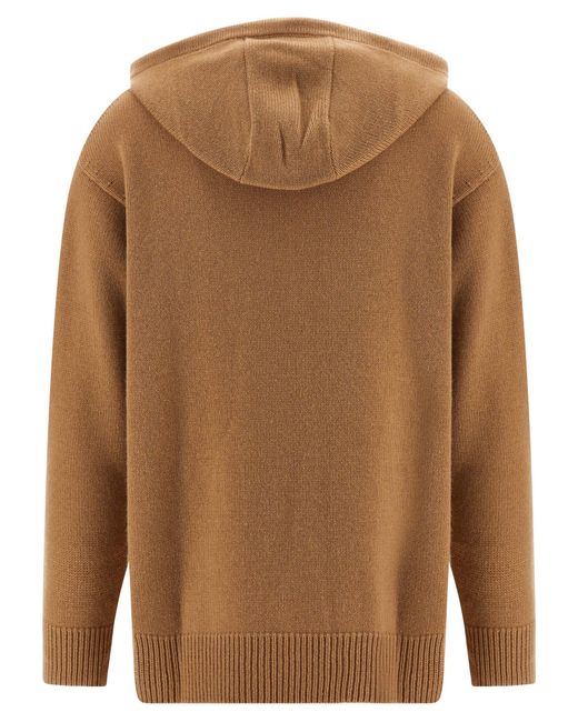 Max Mara Brown Liana Sweaters And Cardigans