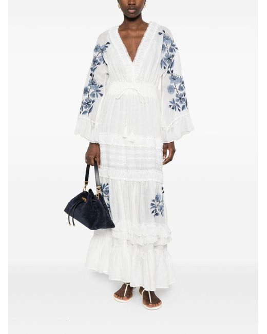 ERMANNO FIRENZE White Dresses Light And Natural