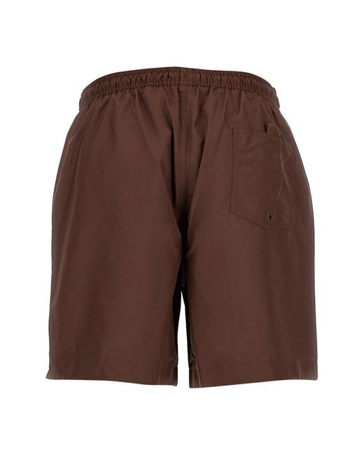 Fred Perry Brown Swimsuit for men