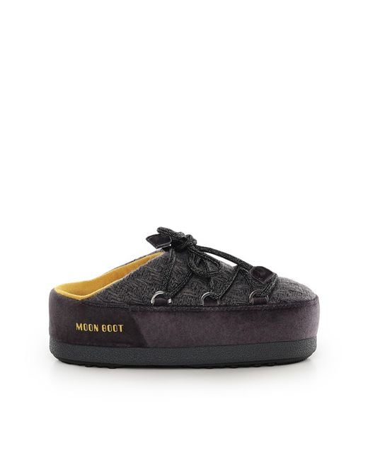 Moon Boot Black Sandals Polyamide